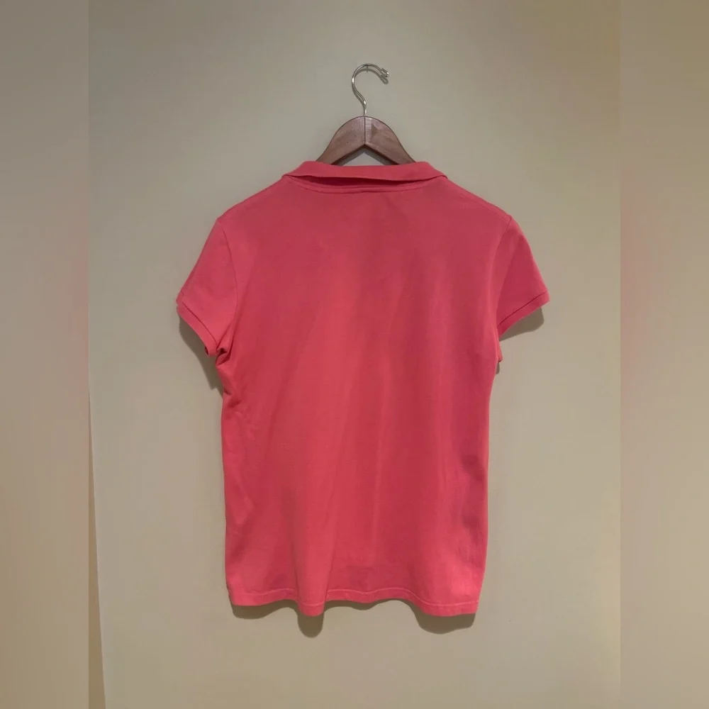 Lacoste Women's Coral Short Sleeve Polo Size 46 - Picture 2 of 4